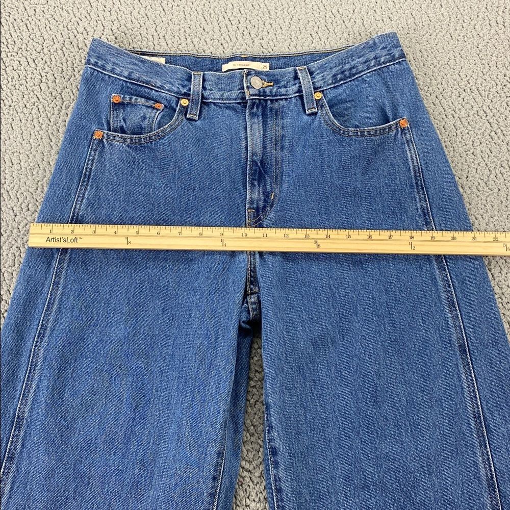 Levi's Premium XL Baggy Straight Seamed Women's No Stretch Jeans |  Size:  29 - Picture 14 of 15